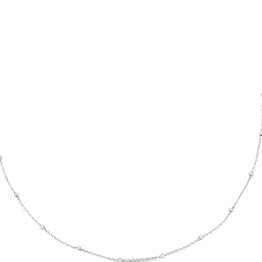 Колье из переработанного серебра