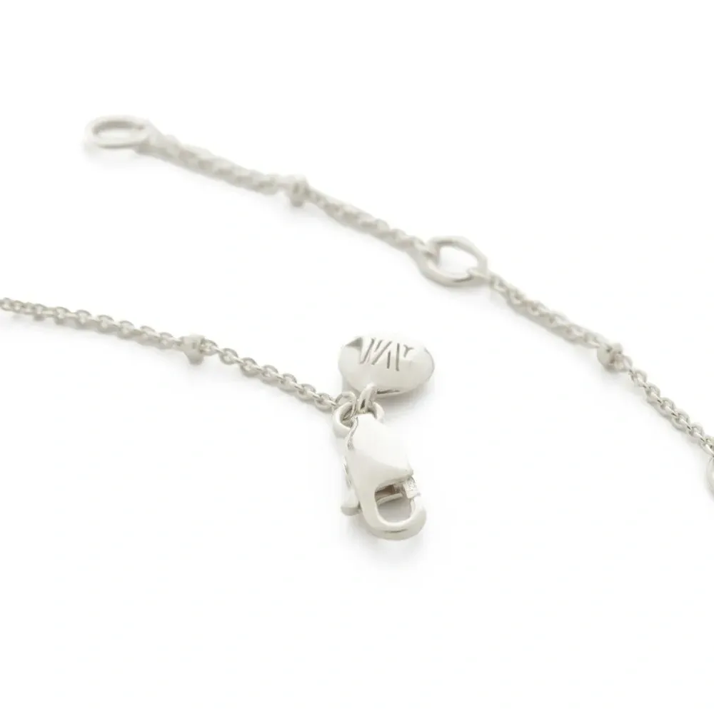 Колье из переработанного серебра