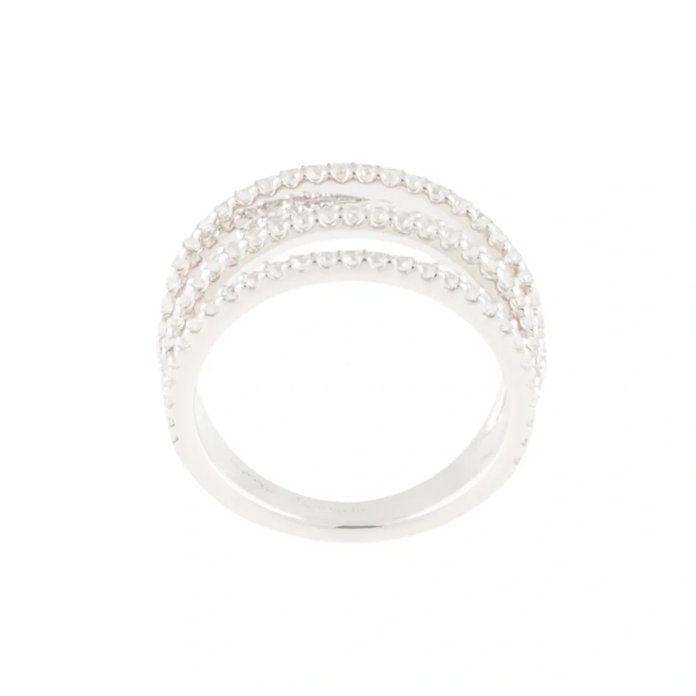 Кольцо с кристаллами