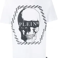 Футболка с круглым вырезом и графичным принтом