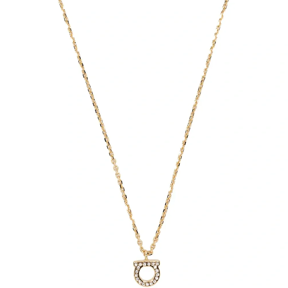 Колье с подвеской Gancini и кристаллами