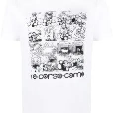 Футболка с короткими рукавами и графичным принтом