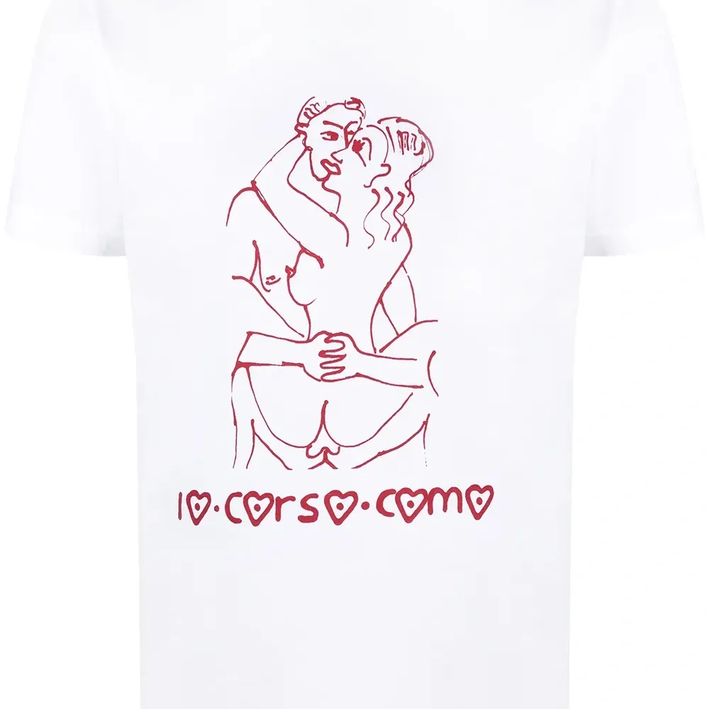 Футболка с короткими рукавами и графичным принтом