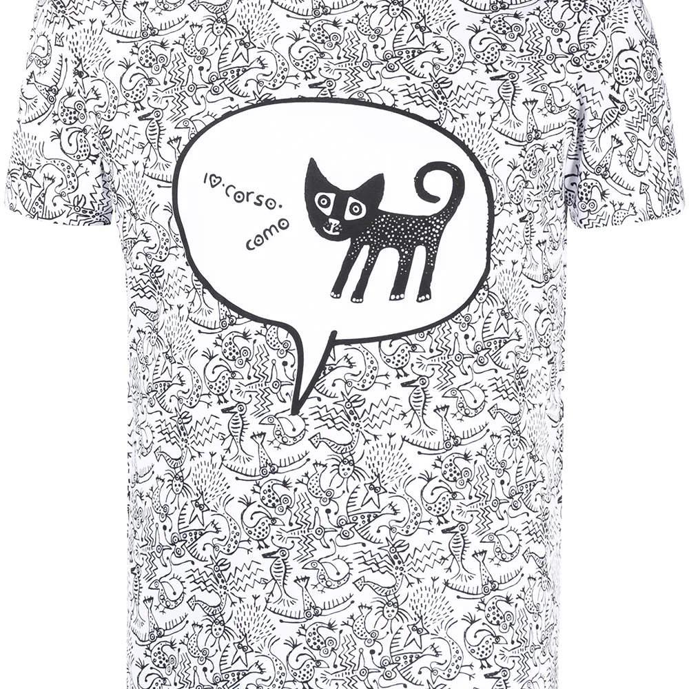 Футболка с короткими рукавами и графичным принтом