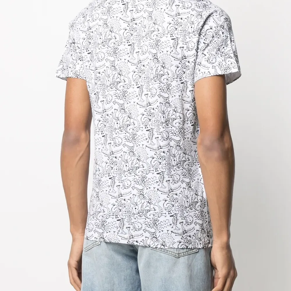 Футболка с короткими рукавами и графичным принтом