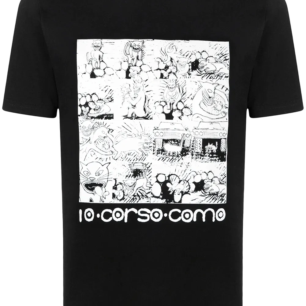 Футболка с короткими рукавами и графичным принтом