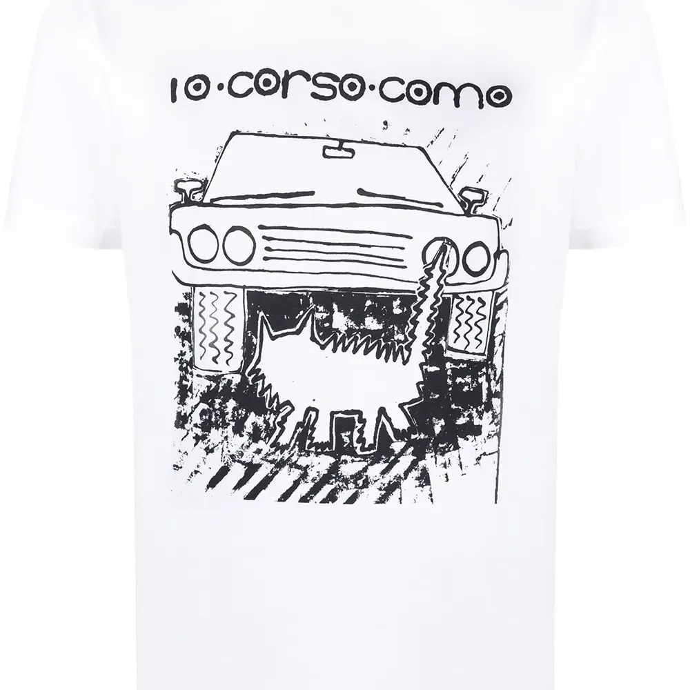 Футболка с короткими рукавами и графичным принтом