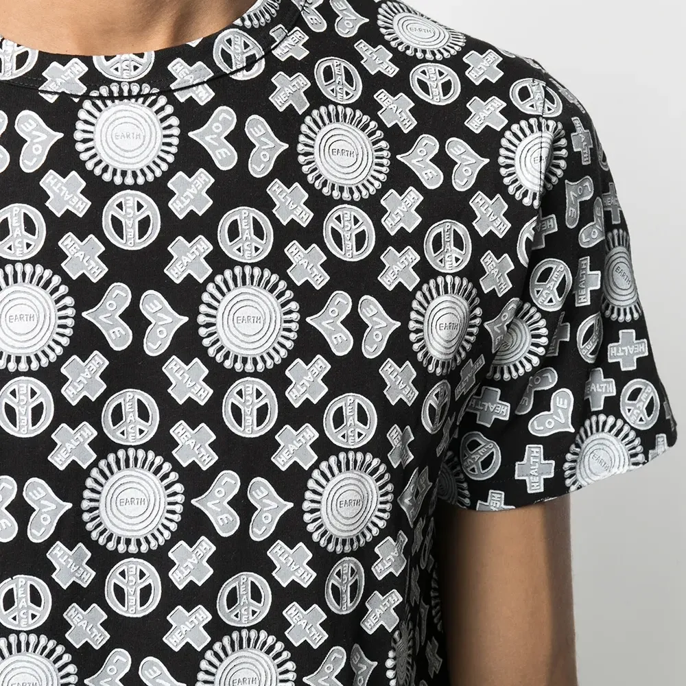 Футболка с короткими рукавами и графичным принтом