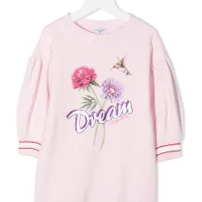 платье-толстовка с принтом Dream