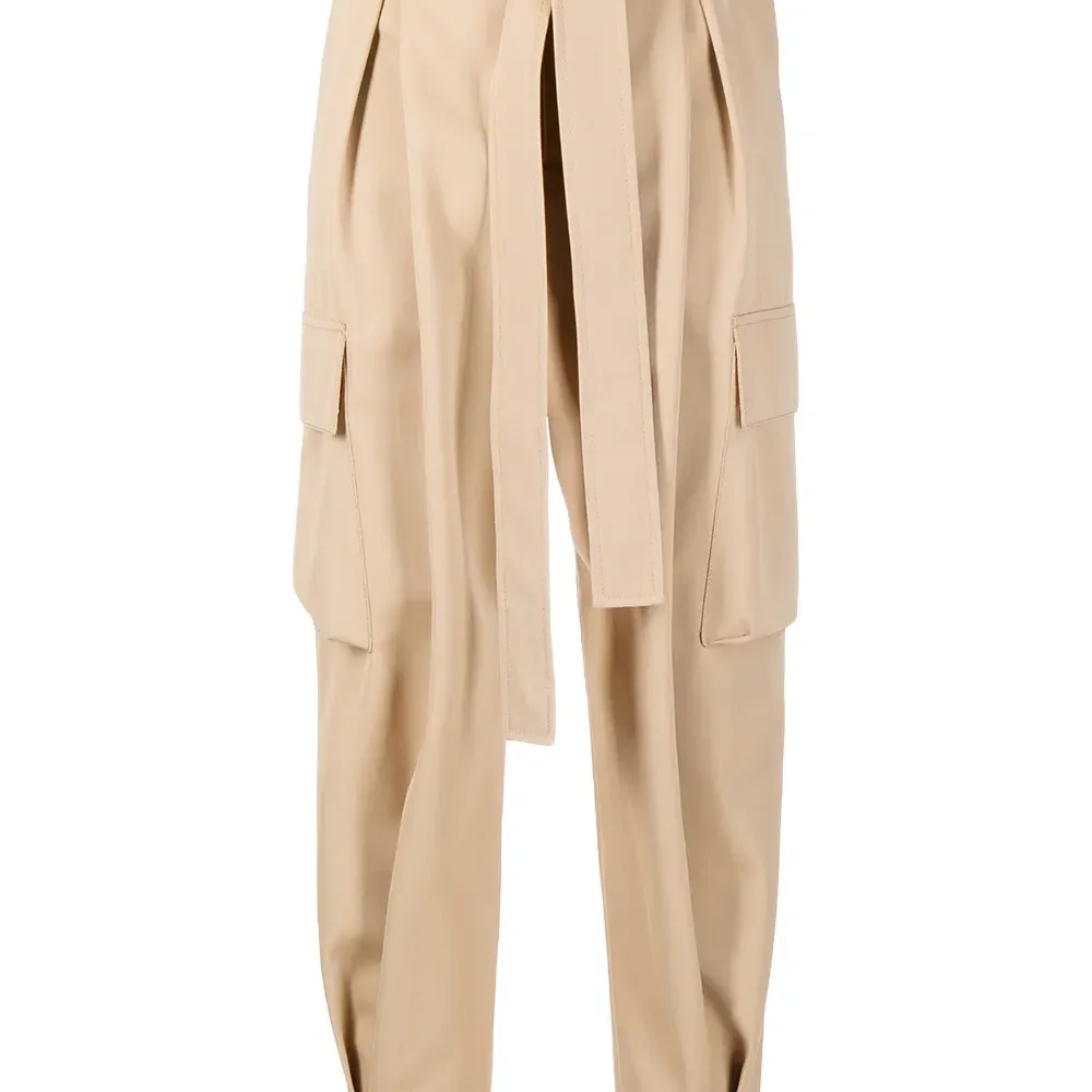 Брюки карго с завязками