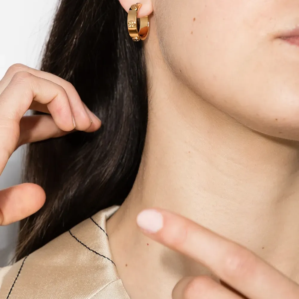 Серьги-кольца Miller