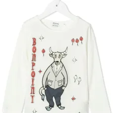 Футболка с длинными рукавами и графичным принтом