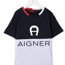 двухцветная футболка