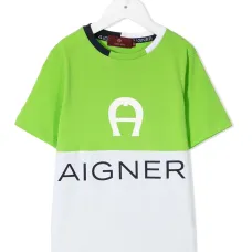 двухцветная футболка