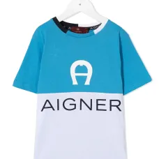 двухцветная футболка