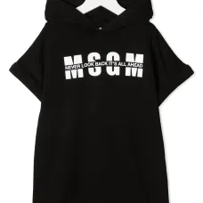 Платье-толстовка с логотипом