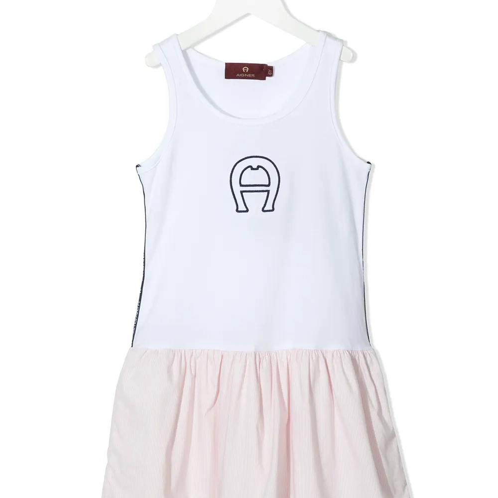 многослойное платье-футболка А-силуэта