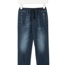 Джинсы с кулиской