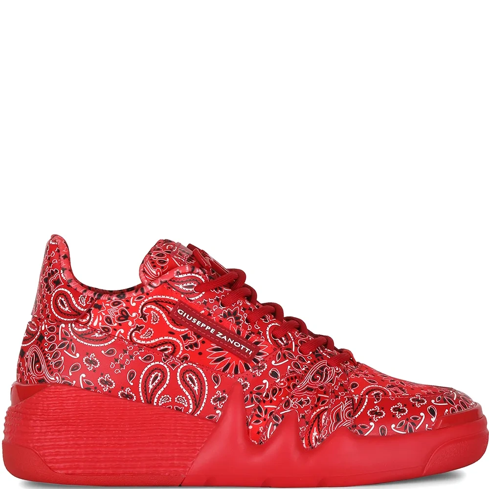 Кроссовки с принтом пейсли