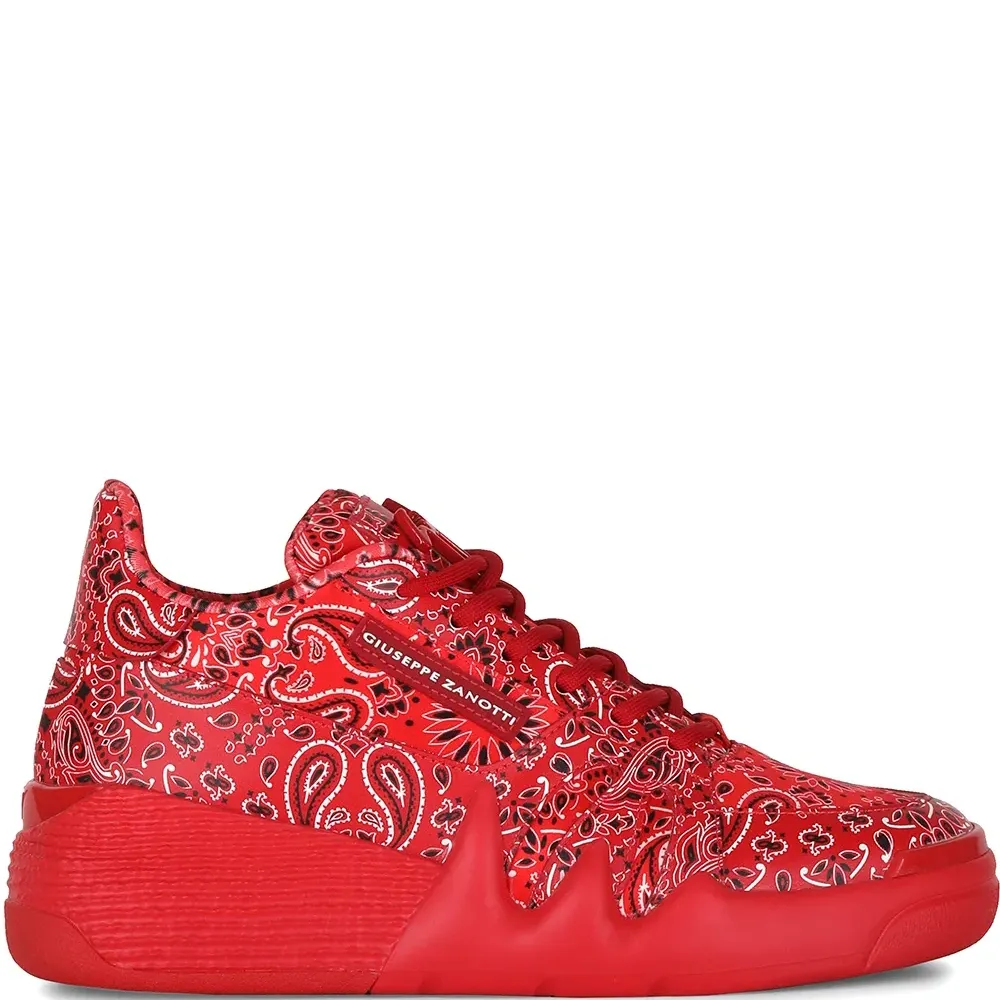 Кроссовки с принтом пейсли