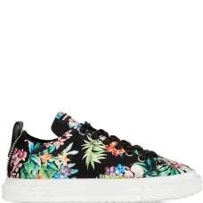 Кеды с цветочным принтом