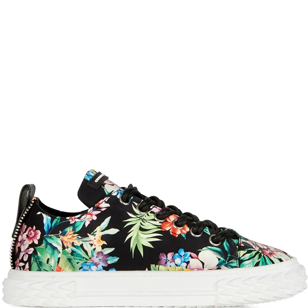 Кеды с цветочным принтом