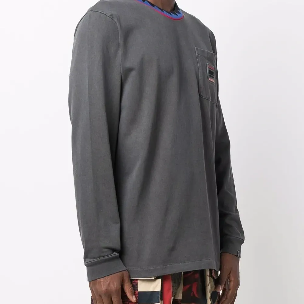 Толстовка с контрастным воротником