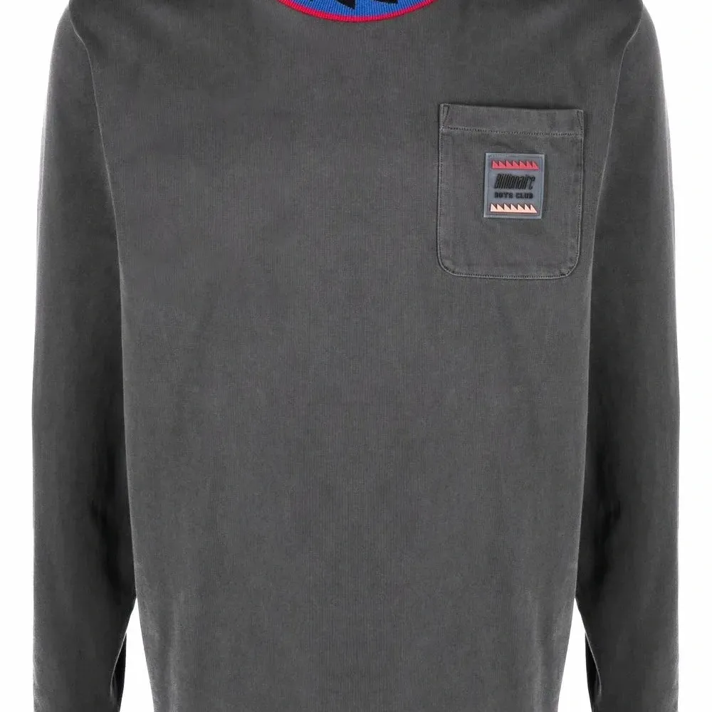 Толстовка с контрастным воротником