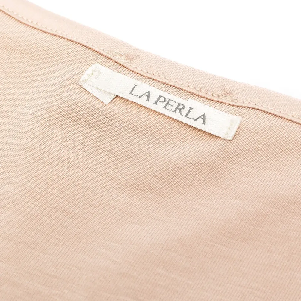 Топ без рукавов с атласной окантовкой