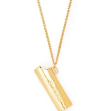 Колье с футляром для зажигалки и логотипом