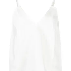 топ на бретелях с V-образным вырезом