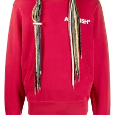 худи с логотипом и капюшоном на шнурках