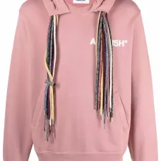 толстовка со шнурками и логотипом