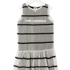 многослойное платье в полоску многослойное платье в полоску