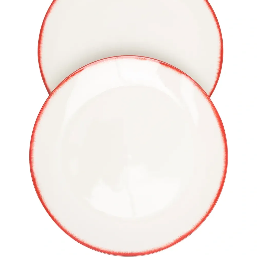 Набор из двух фарфоровых тарелок