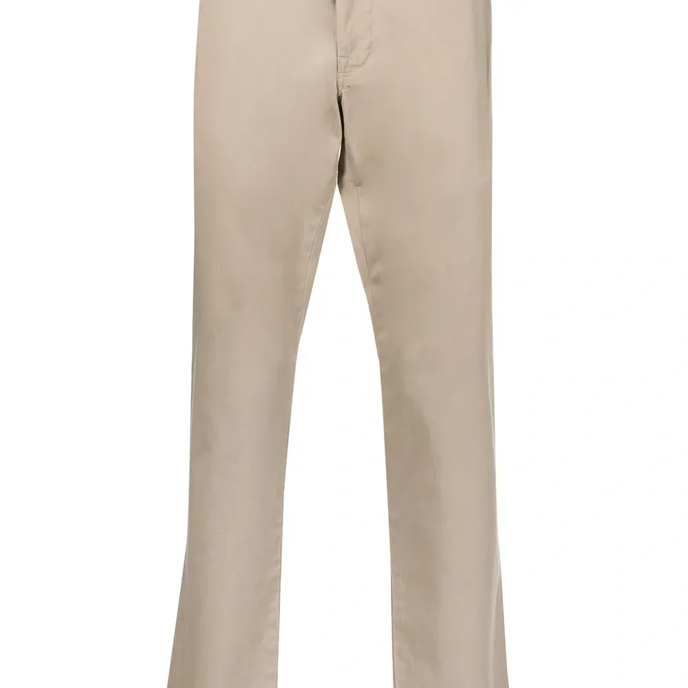 Брюки прямого кроя с нашивкой-логотипом