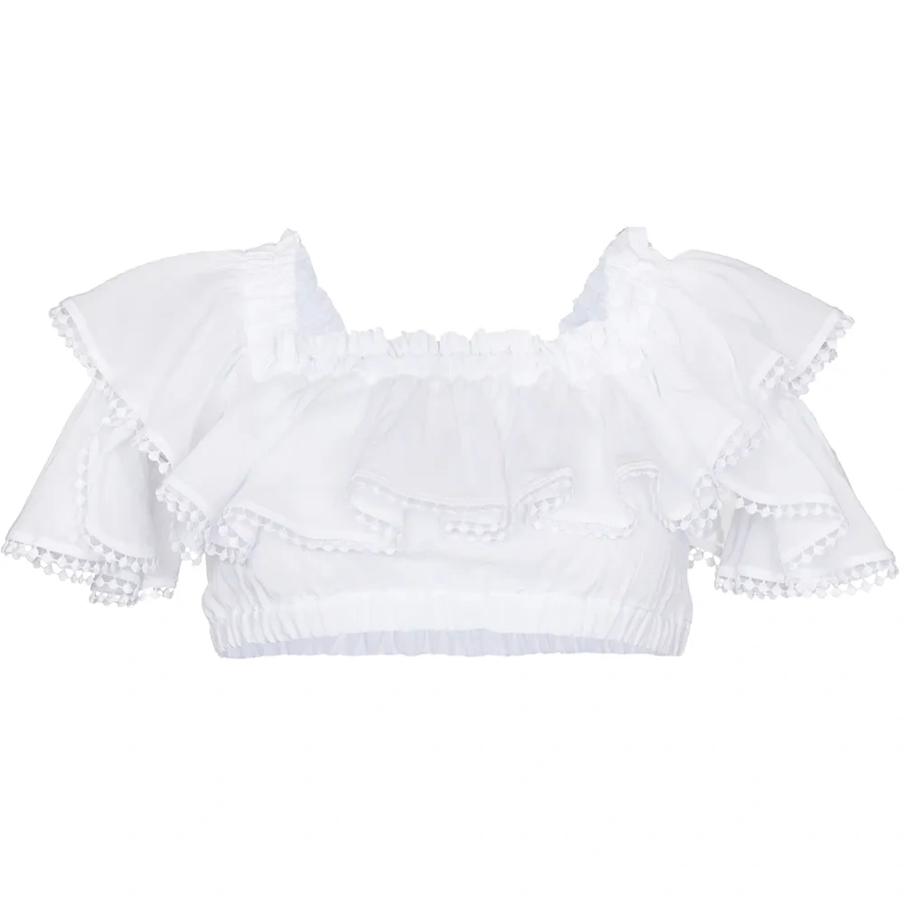 Укороченный топ Cata с открытыми плечами