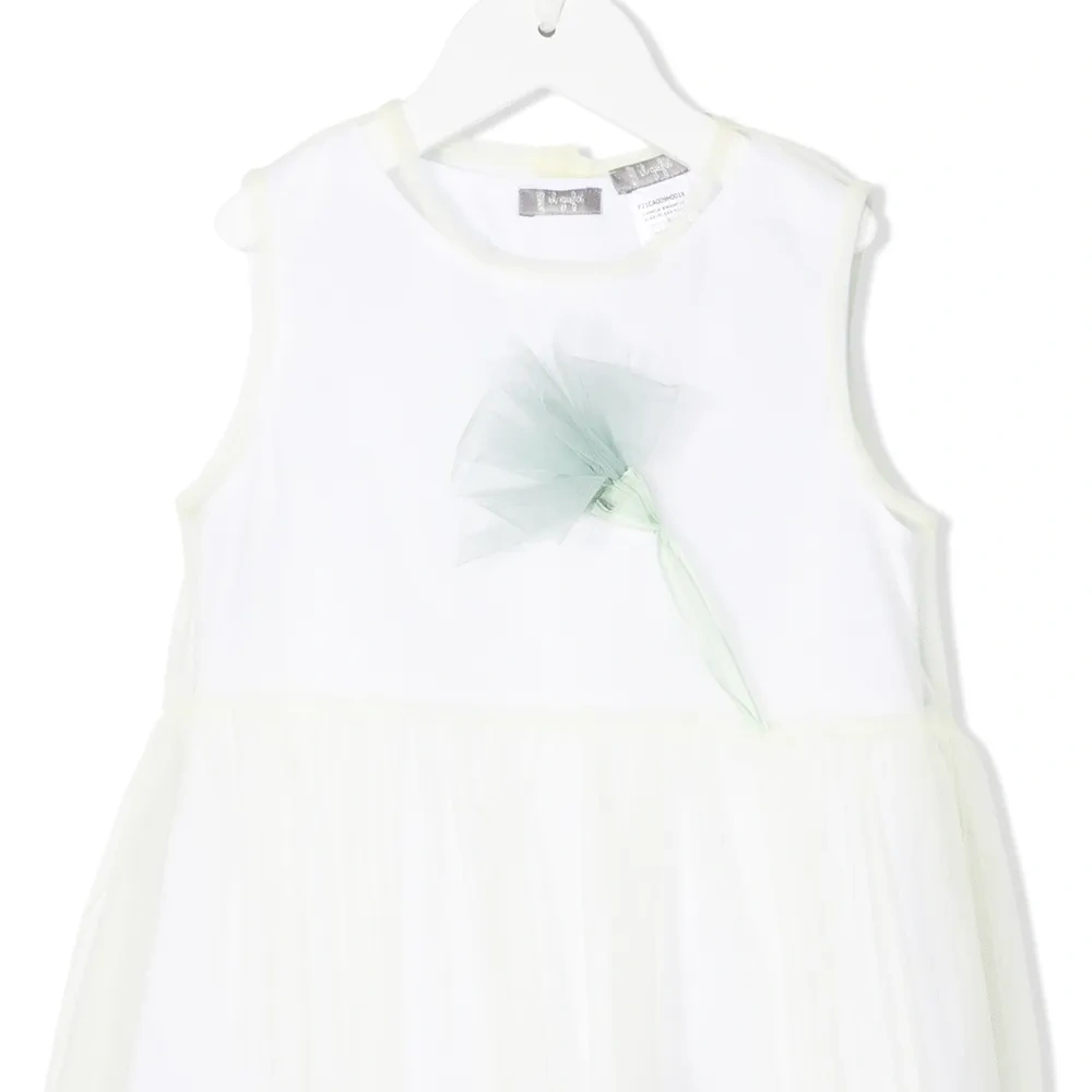 Многослойная блузка из тюля