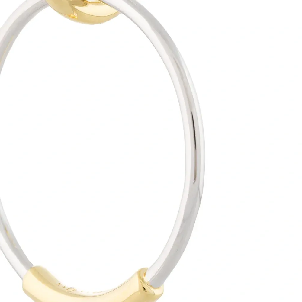 Двойные серьги-кольца