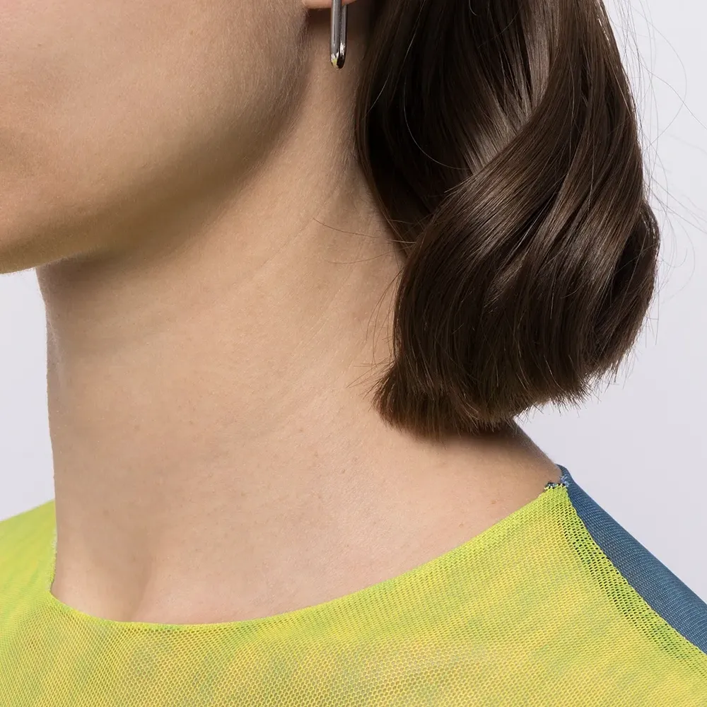 Овальные серьги-кольца