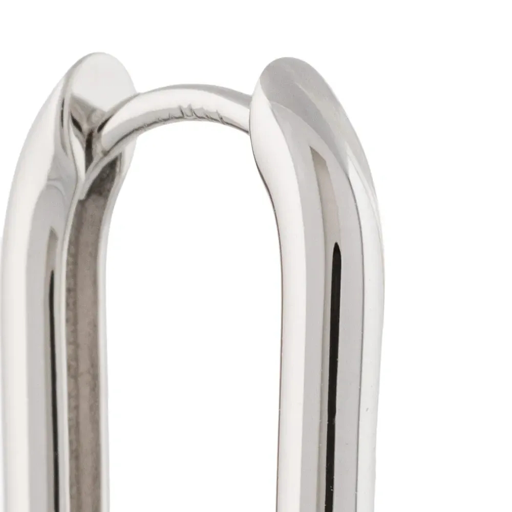 Овальные серьги-кольца