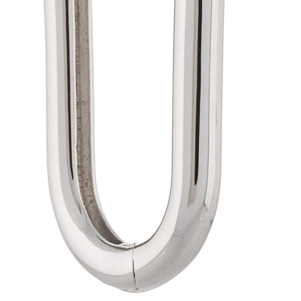 Овальные серьги-кольца