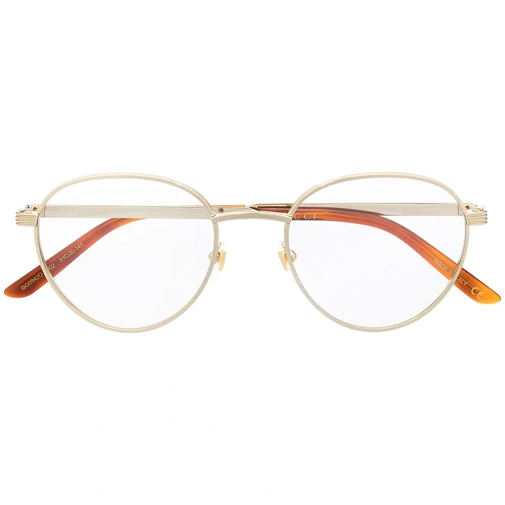 очки в круглой оправе