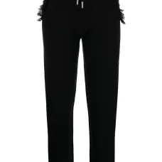 брюки с контрастной строчкой