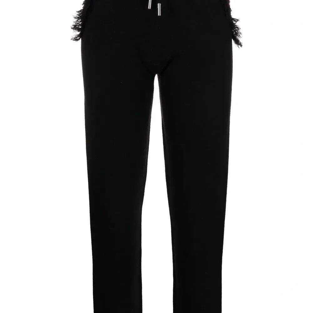 брюки с контрастной строчкой