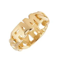 Кольцо Family из позолоченного серебра