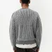 джемпер в рубчик с круглым вырезом