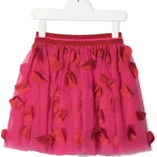 Юбка из тюля с аппликацией