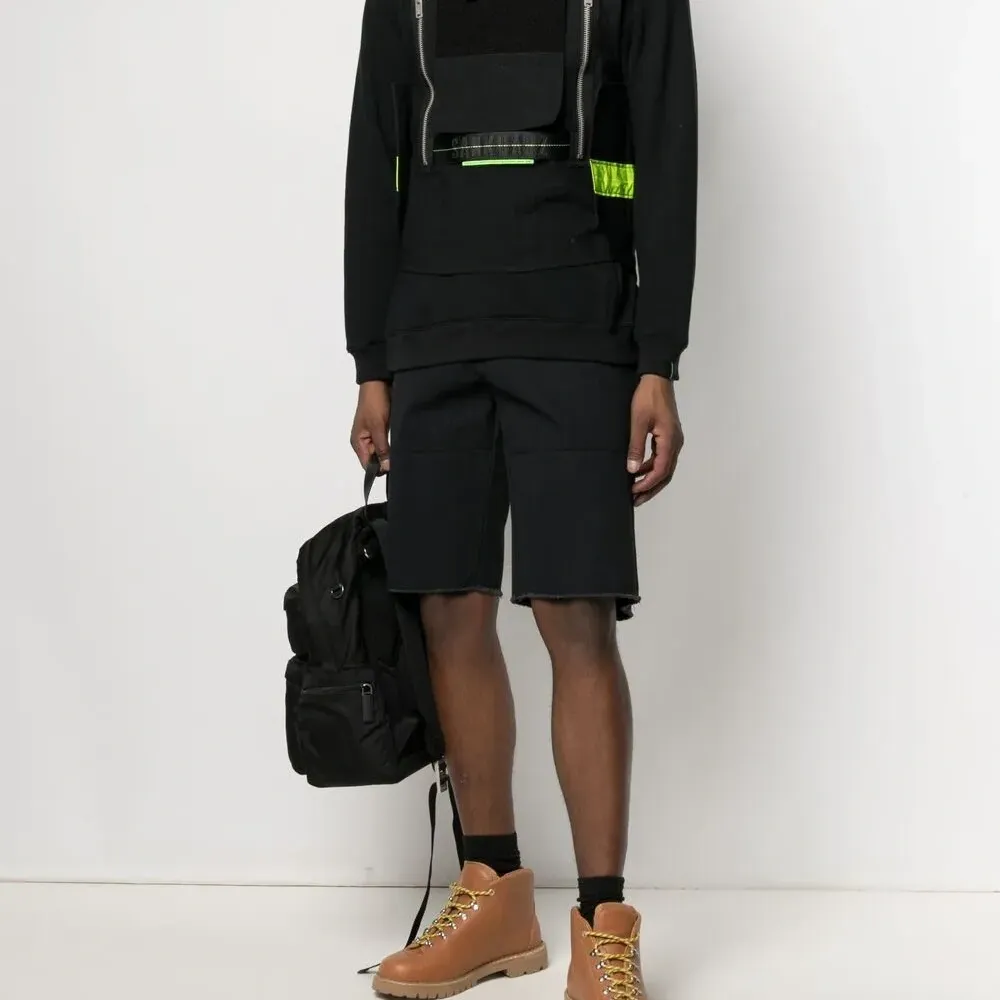 Многослойное худи со светоотражающей вставкой