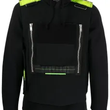 Многослойное худи со светоотражающей вставкой